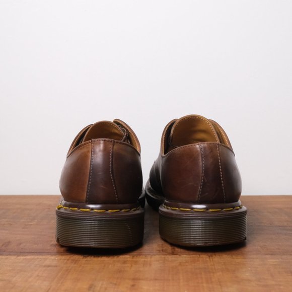 Doc Martens mens oxfords Made in England leather Brown Size 9 - Picture 4 of 11